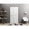Sartodoors Sliding Closet Bi-fold Doors 48 x 80in, Lucia 8822 White Silk W/ Frosted Glass, Sturdy Tracks LUCIA8822BF-WS-48 - alternate 4